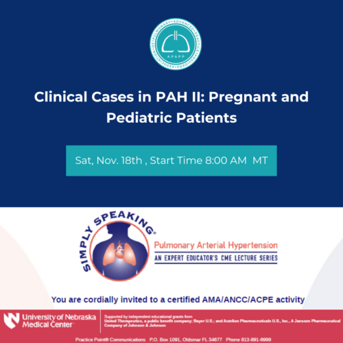 Clinical Cases in PAH II: Pregnant and Pediatric Patients
