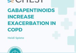 Gabapentinoids Increase Exacerbation in COPD from CHEST