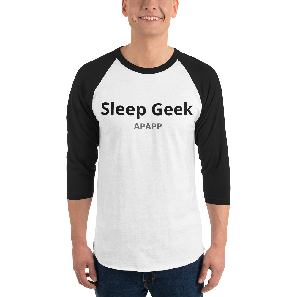 Sleep Geek 3/4 sleeve raglan shirt - Image 2