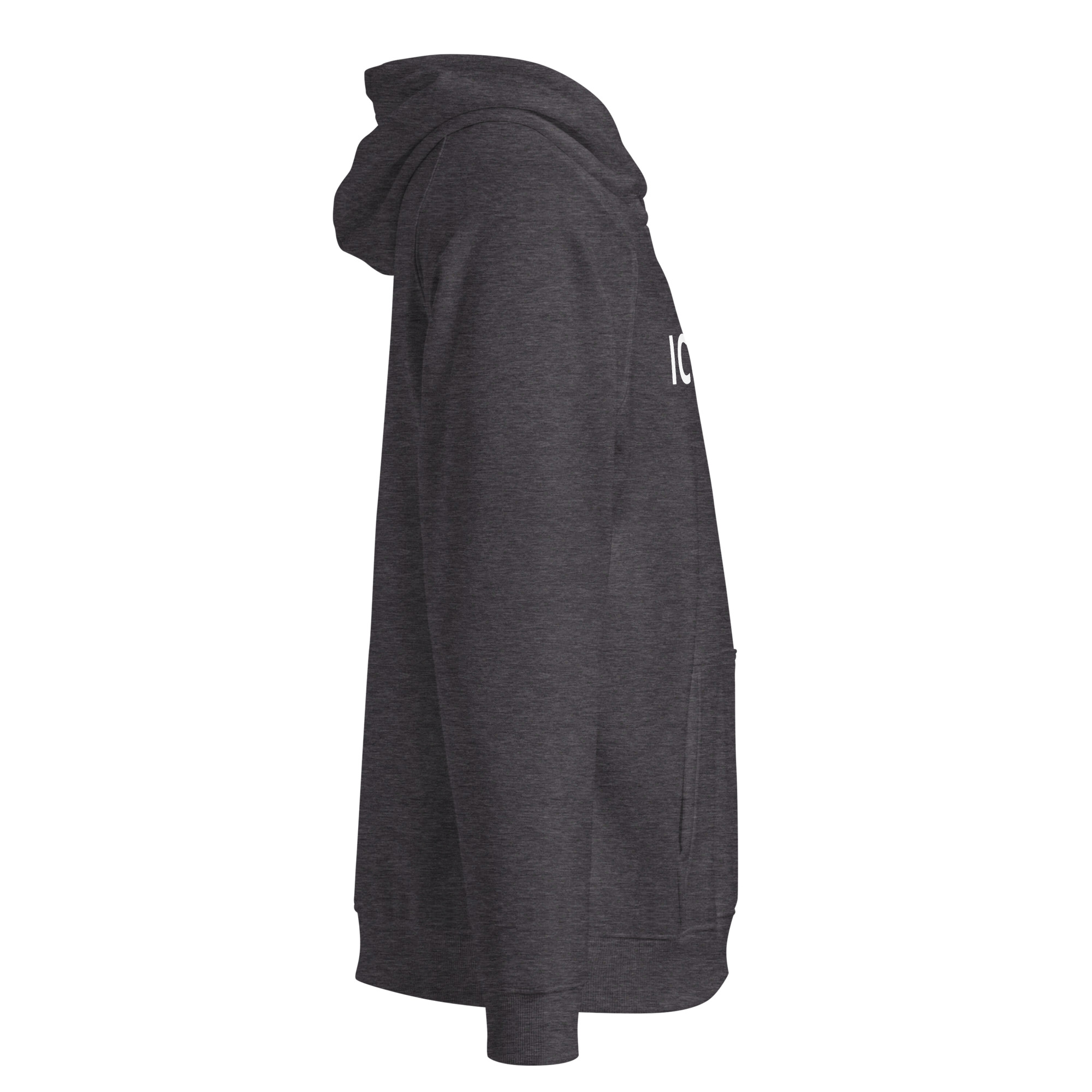 ICU Nerd Unisex eco raglan hoodie - Image 4