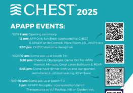 Where to hang with APAPP at CHEST 2025