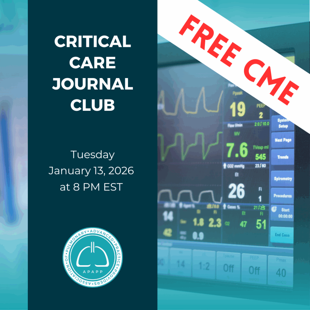 January Critical Care Journal Club