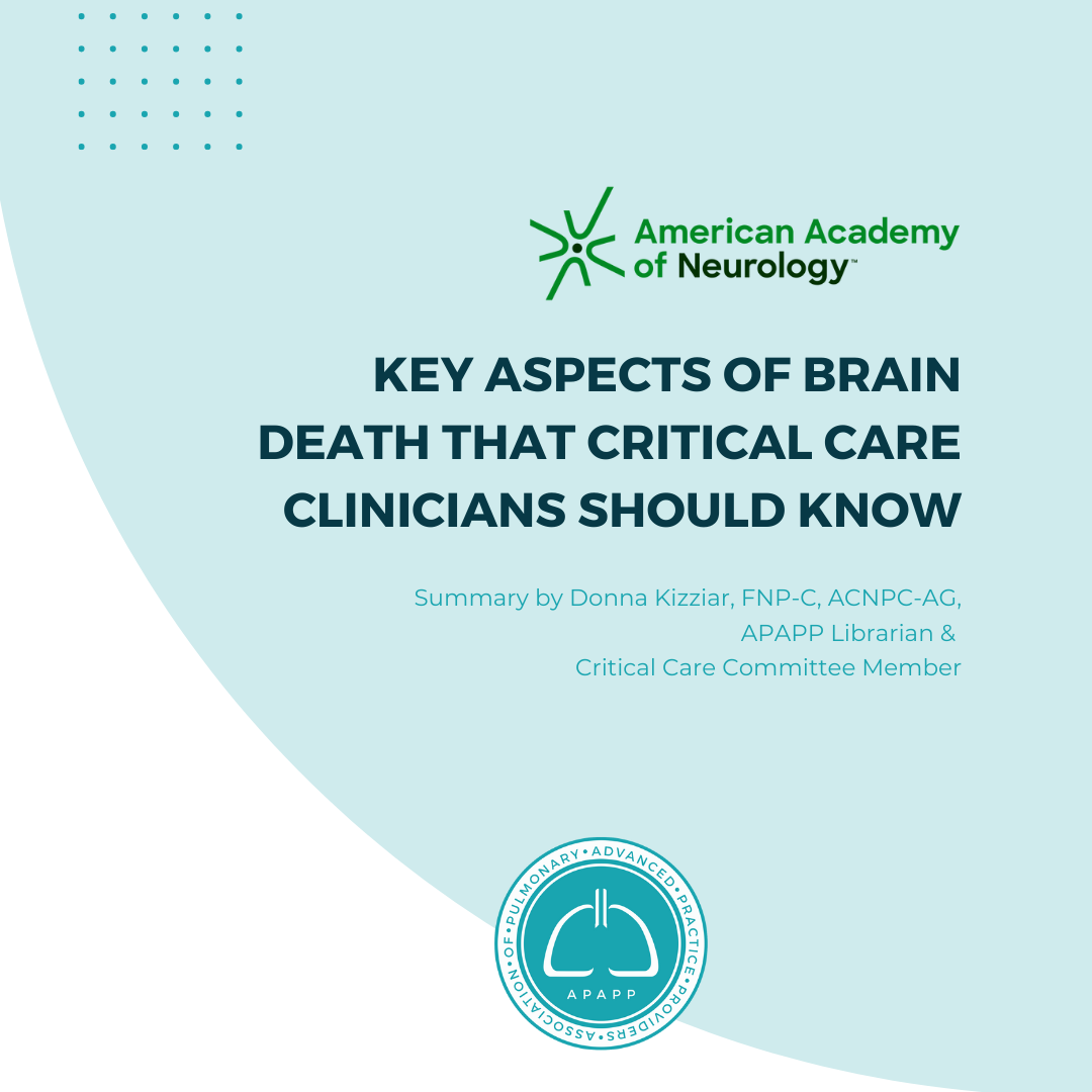 Key Aspects of Brain Death That Critical Care Clinicians Should Know