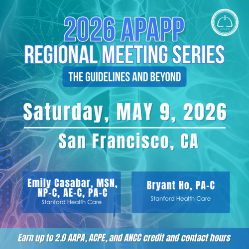 APAPP Regional Meeting Series – San Francisco – May 9th
