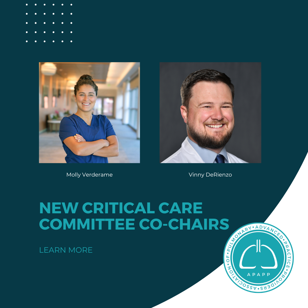 New Critical Care Committee Co-Chairs