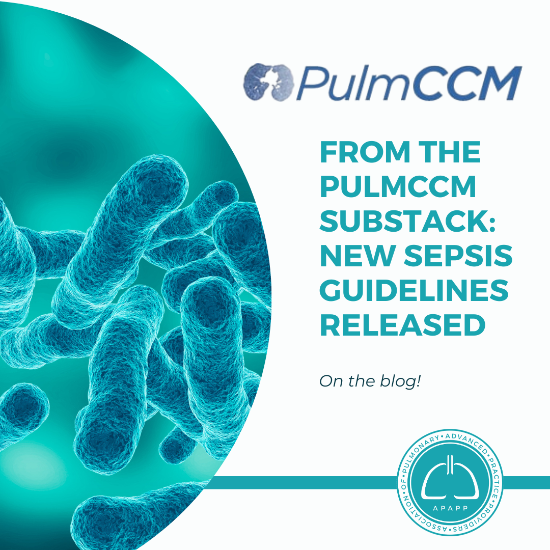 “New Sepsis Guidelines Released!” from PulmCCM